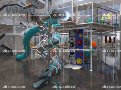 Vnitřní lanové hřiště pro děti