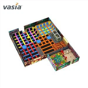 trampolínový park ninja bojovníka